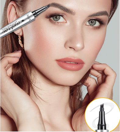 🔥2025 Upgraded Japanese Style Four-Tip Waterproof Liquid Eyebrow Pencil