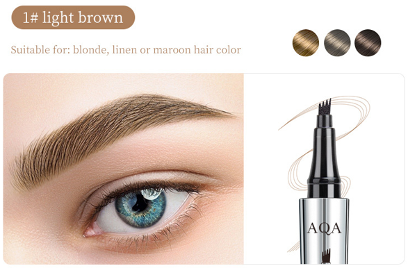 🔥2025 Upgraded Japanese Style Four-Tip Waterproof Liquid Eyebrow Pencil