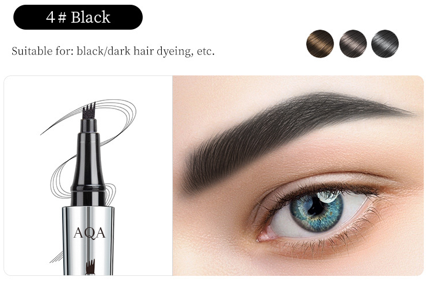 🔥2025 Upgraded Japanese Style Four-Tip Waterproof Liquid Eyebrow Pencil