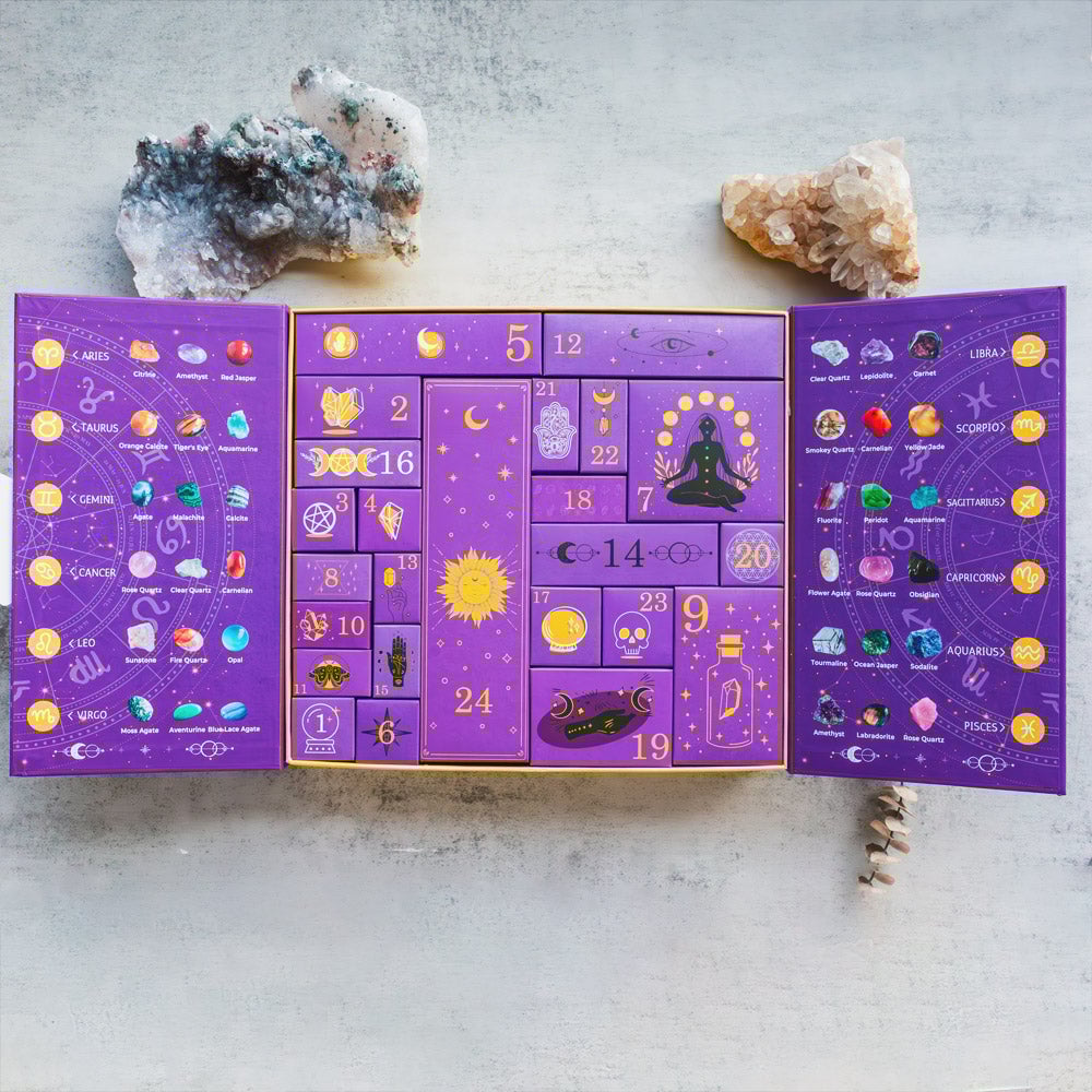 🎃Qiawi™  Halloween Countdown Gift Box🔮The Magic of Healing and Energy Transfer!