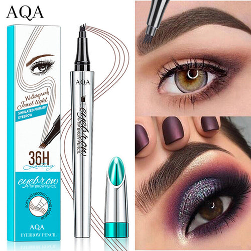 🔥2025 Upgraded Japanese Style Four-Tip Waterproof Liquid Eyebrow Pencil