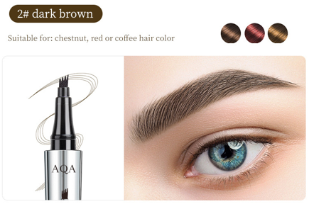 🔥2025 Upgraded Japanese Style Four-Tip Waterproof Liquid Eyebrow Pencil