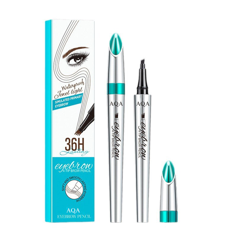 🔥2025 Upgraded Japanese Style Four-Tip Waterproof Liquid Eyebrow Pencil