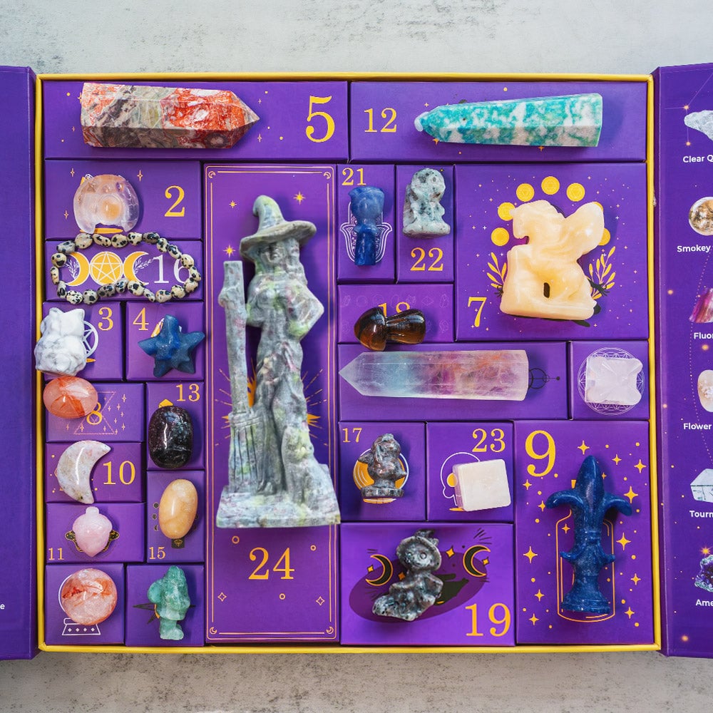 🎃Qiawi™  Halloween Countdown Gift Box🔮The Magic of Healing and Energy Transfer!