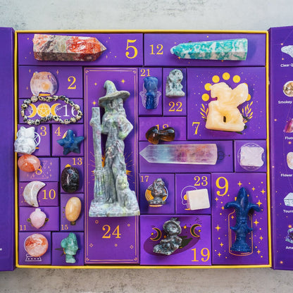 🎃Qiawi™  Halloween Countdown Gift Box🔮The Magic of Healing and Energy Transfer!