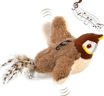 2025 New NESLEMY™ Interactive Bird Simulation Cat Toy-Realistic & Scratch-Resistant