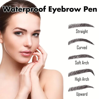 🔥2025 Upgraded Japanese Style Four-Tip Waterproof Liquid Eyebrow Pencil